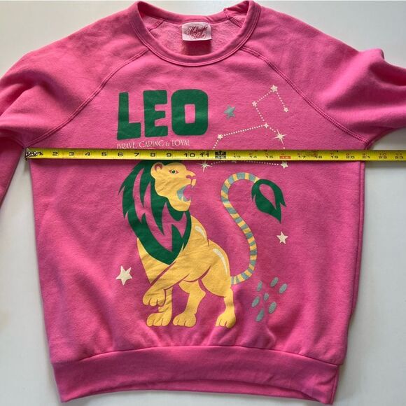 Anthropologie Pink Leo Sweatshirt - Picture 9 of 10